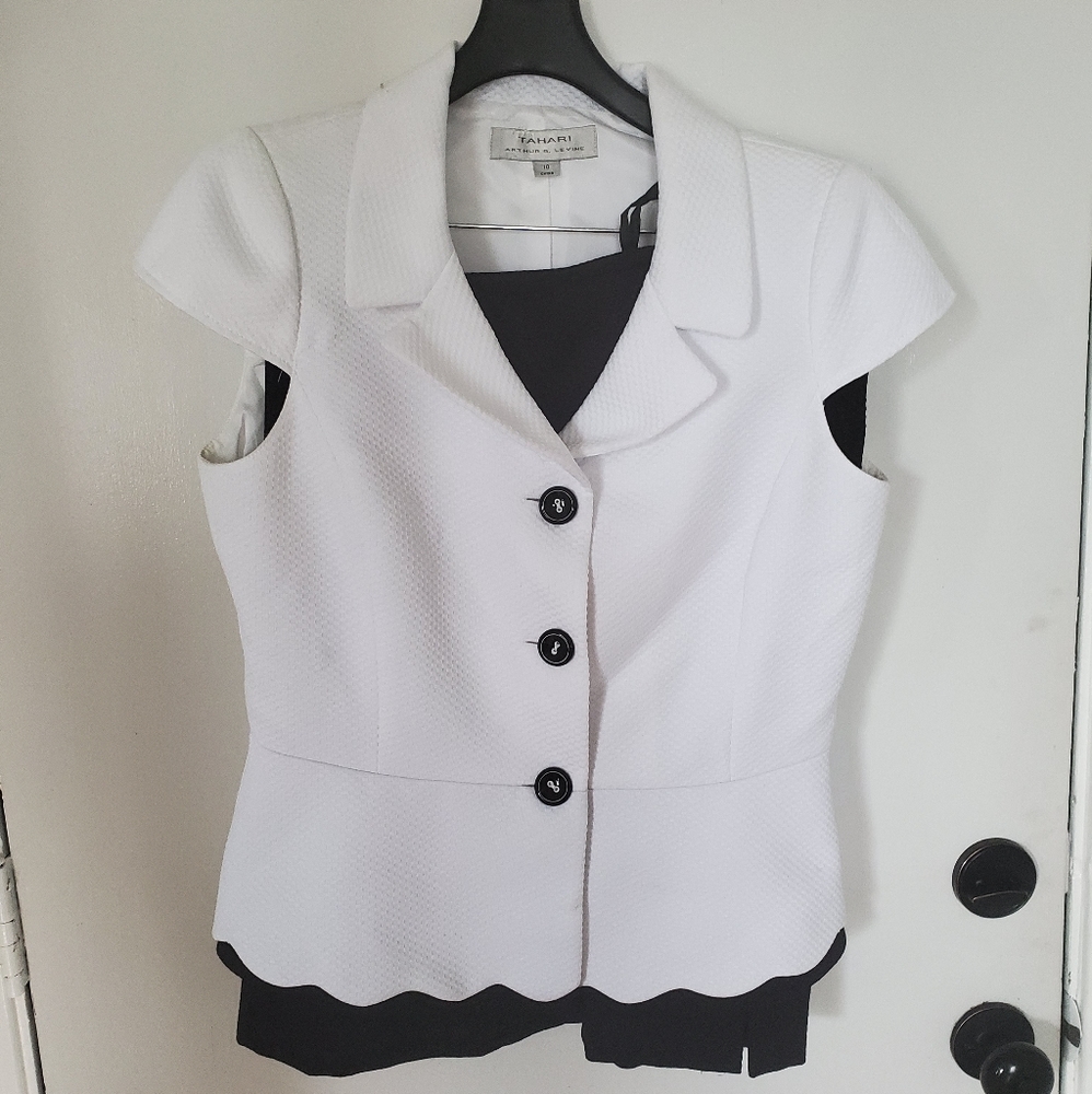 Two piece skirt suit